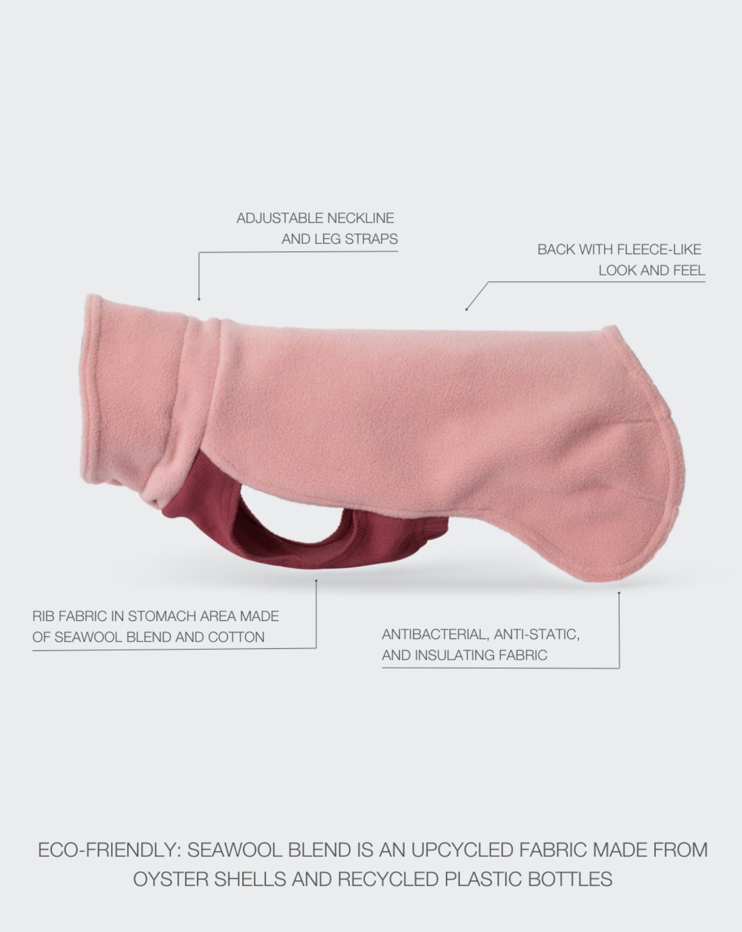 Кофта для собак Seawool Pink Paikka