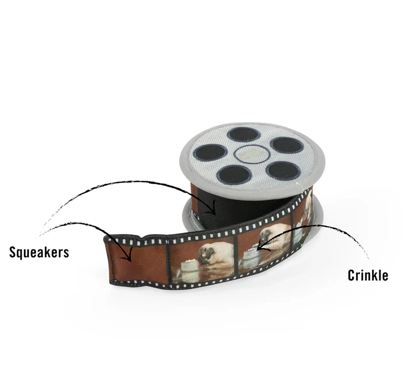 Іграшка для собак Hollywoof Cinema Collection - Momo's Movie Reel Pet Play