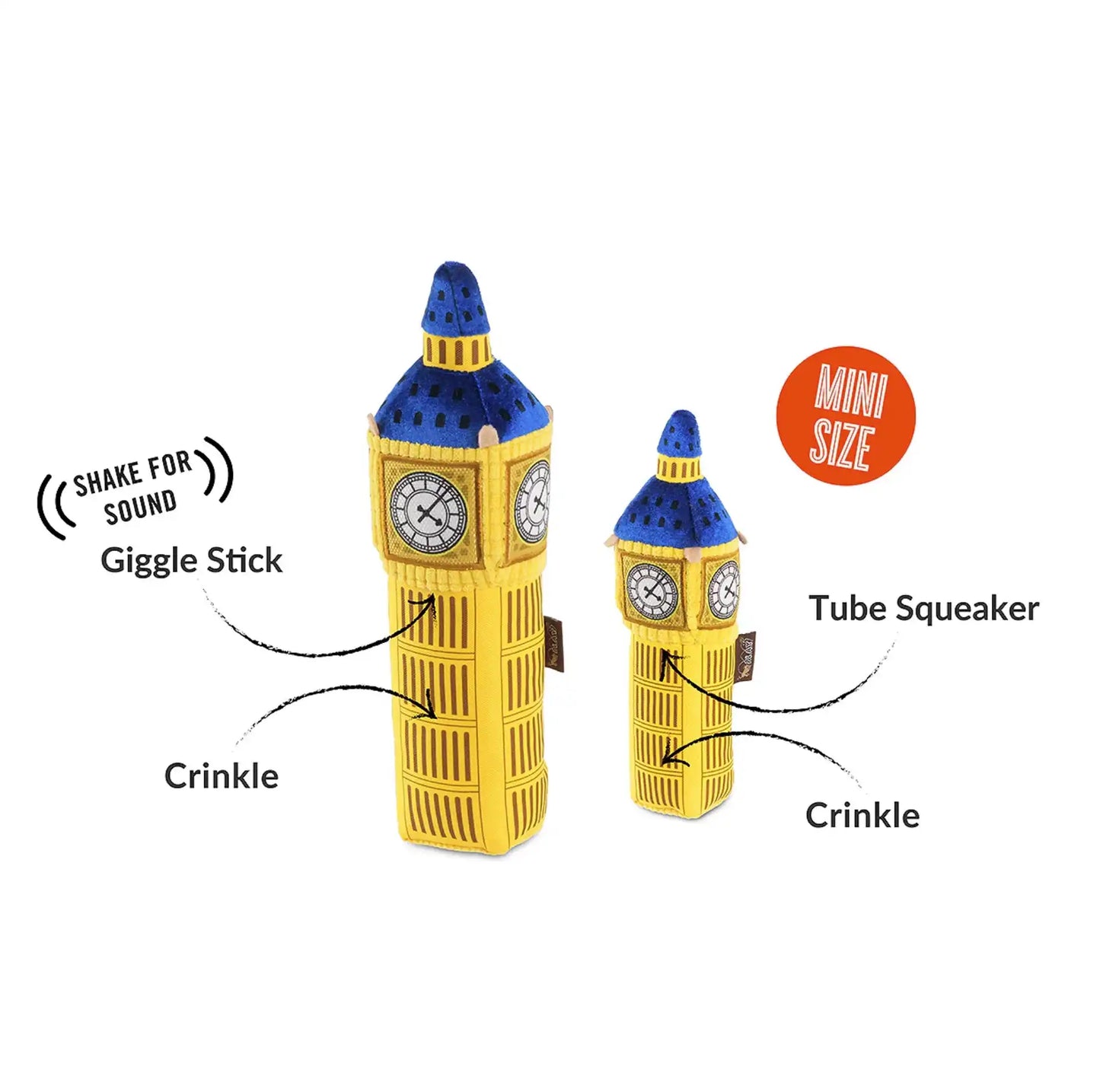 Іграшка для собак Totally Touristy - Big Ben Pet Play