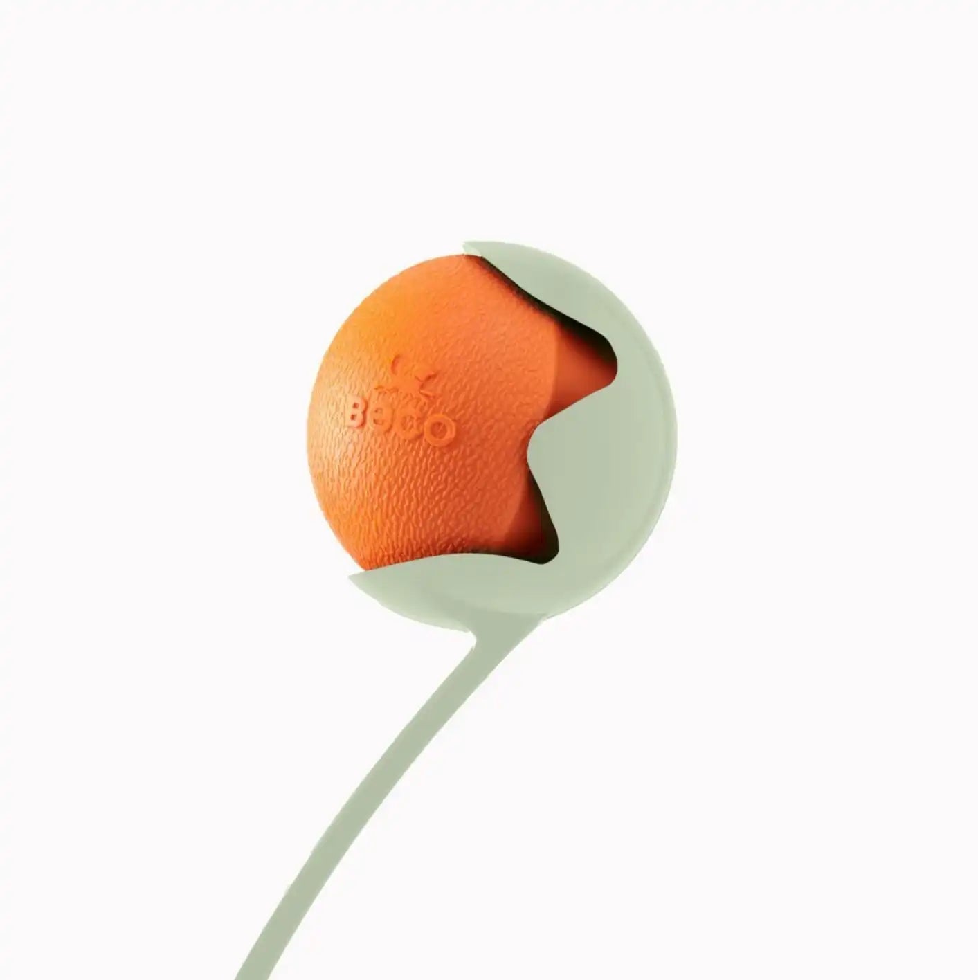 Іграшка м'ячик з отвором для ласощів для собак Beco Pets Fetch Ball Помаранчевий