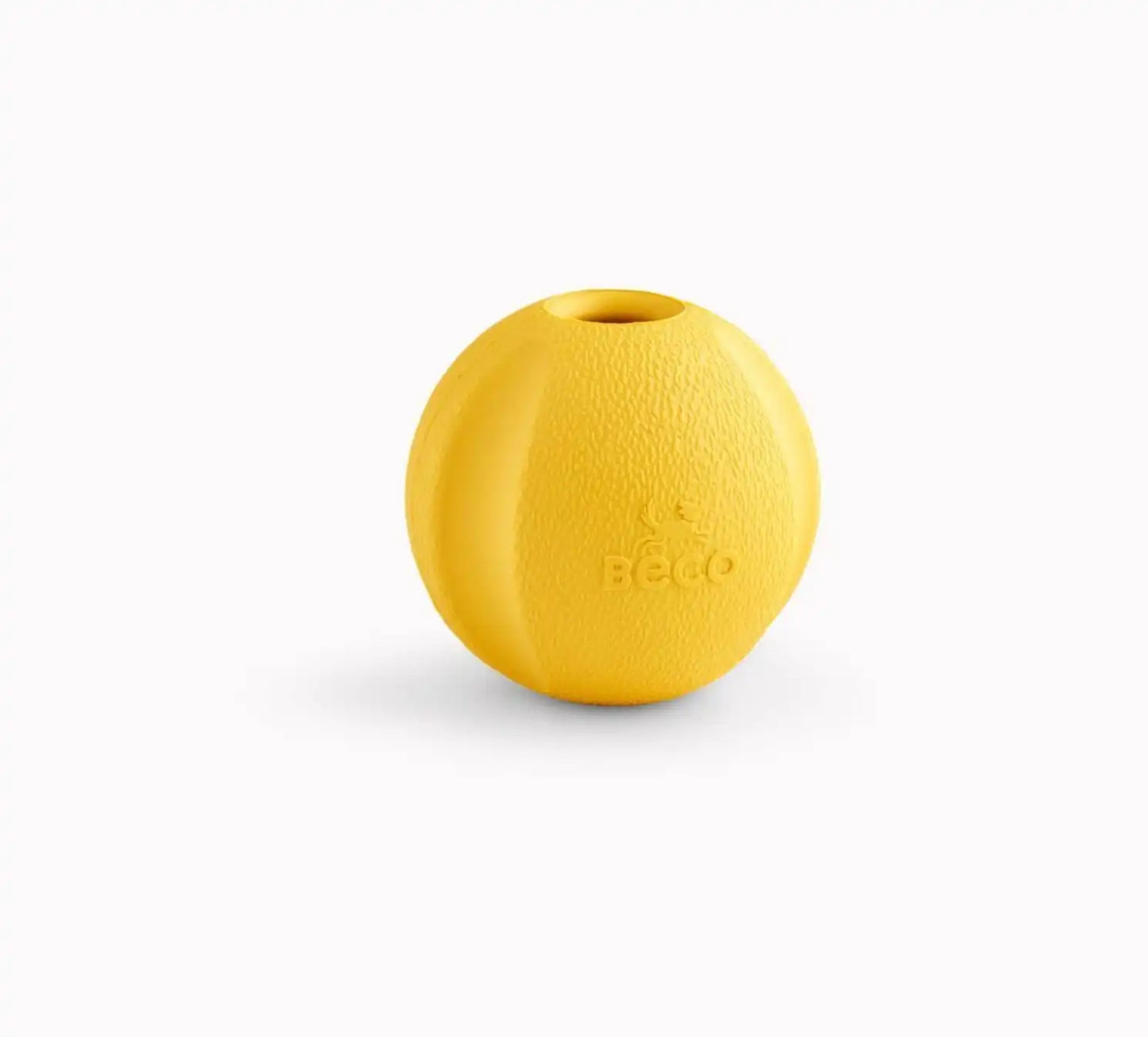 Іграшка м'ячик з отвором для ласощів для собак Beco Pets Fetch Ball Жовтий