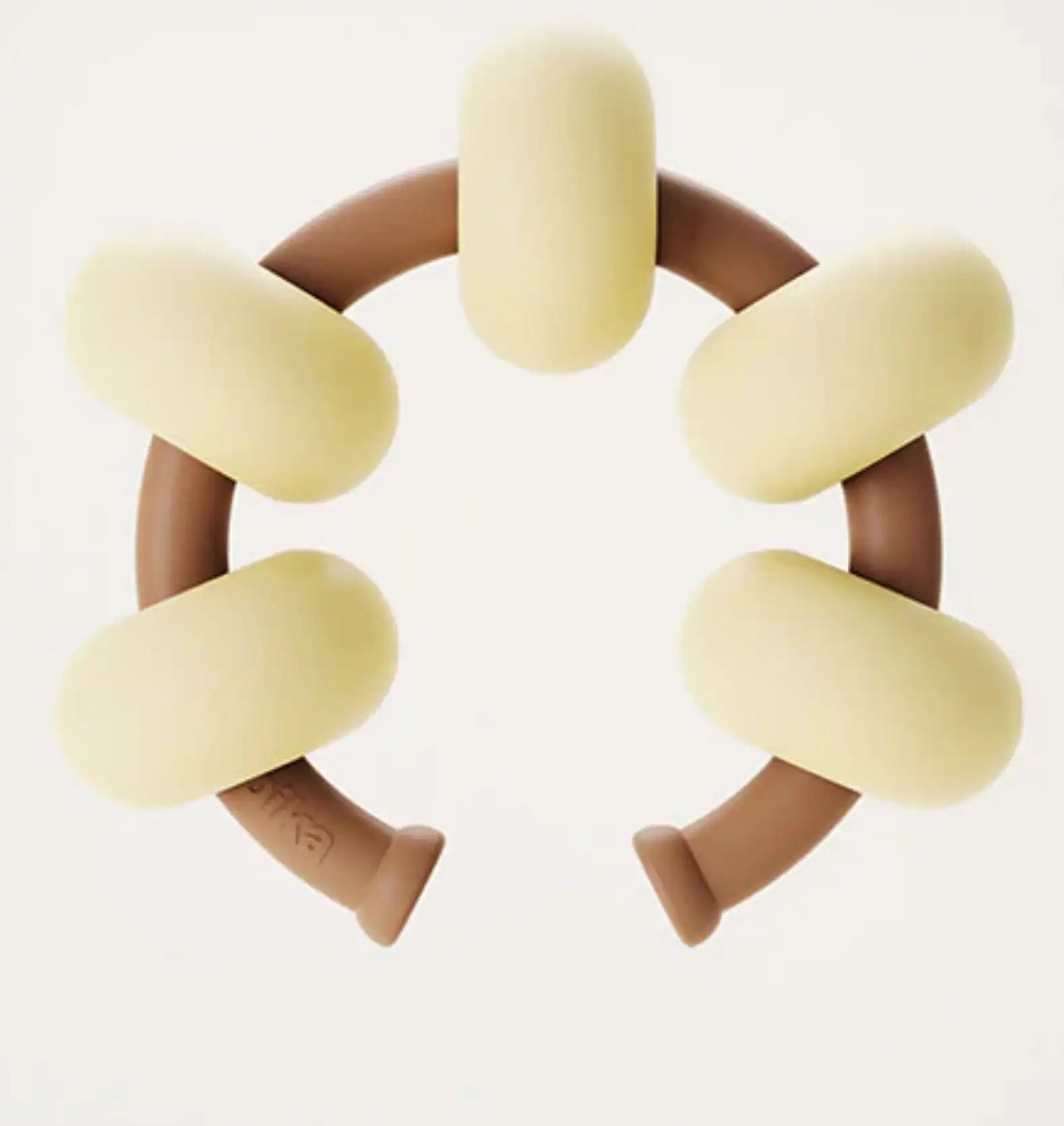 Інтерактивна іграшка для собак Butter Yellow Dango Ring Roika