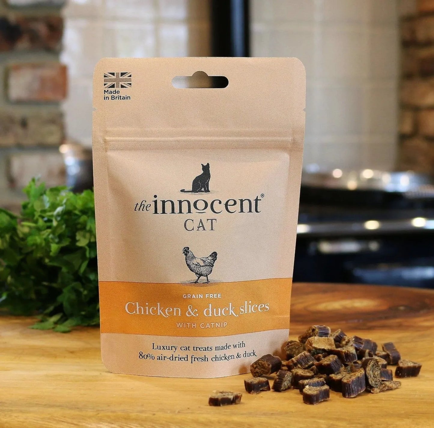 Ласощі для котів з Курочки та Качки з котячою м'ятою The Innocent Hound