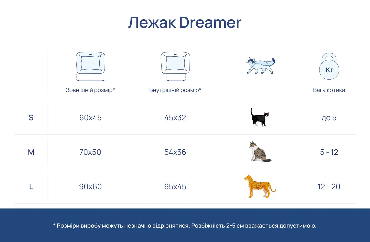 Лежак Dreamer Brown