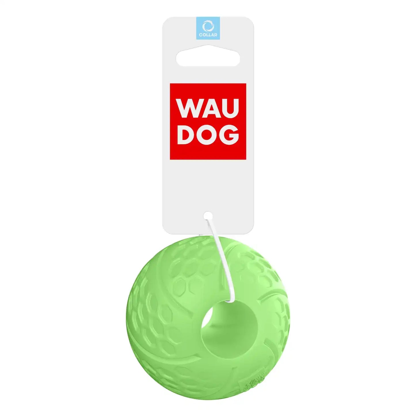 Мячик світлонакопичувальний "Waudog Fun" з отвором для смаколиків, 7 см.