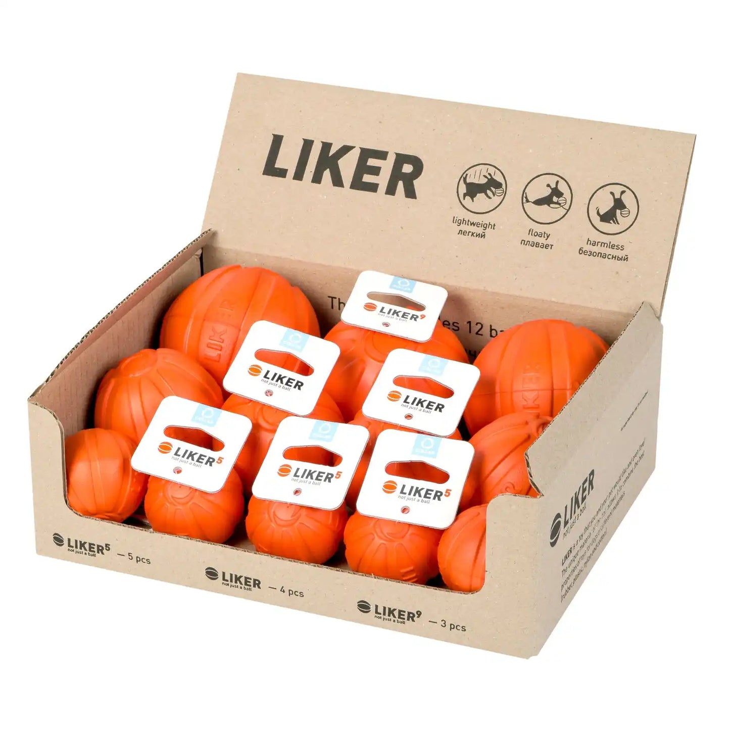 Набір м'ячиків Liker мікс