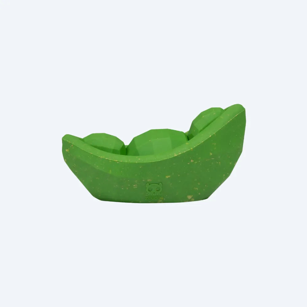 Надміцна іграшка з отвором для ласощів ZEE.DOG - Green Bean
