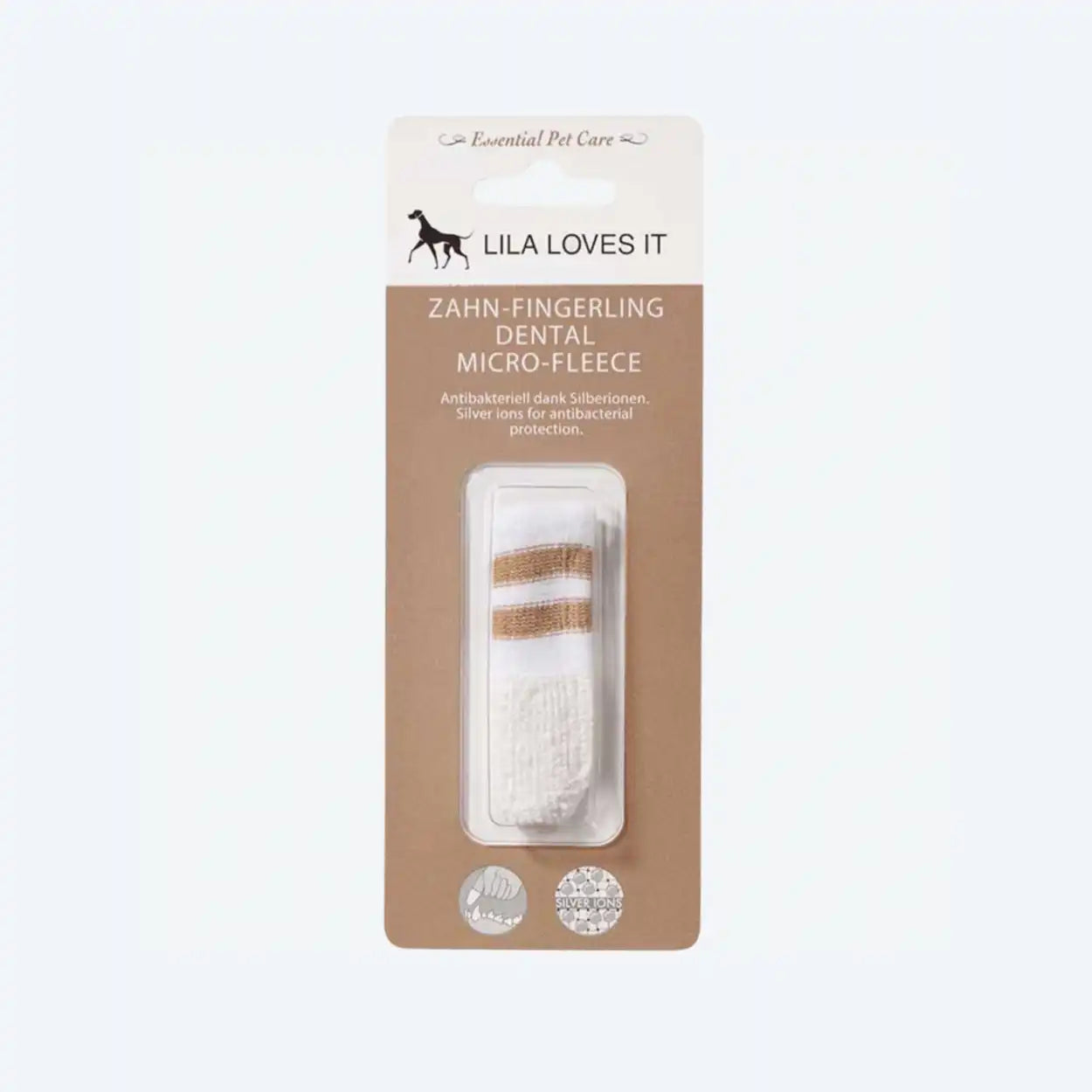 Напальчник із мікрофібри для чищення зубів собак та котів Lila loves it - Dental Micro Fleece