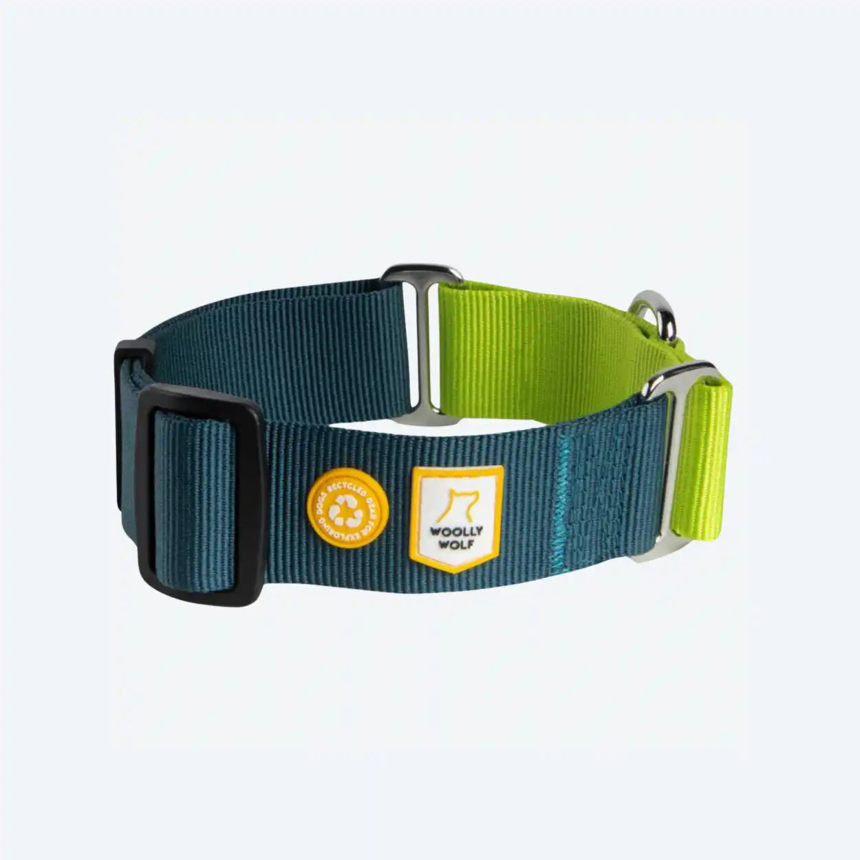 Нашийник Wolly Wolf Martingale Color Block Deep Teal Mix