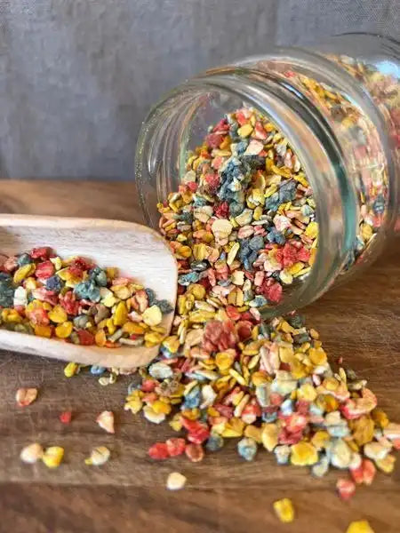 Натуральна веганська посипка для собак Cooka's Cookies Raіnbow Dogfetti 100% овес