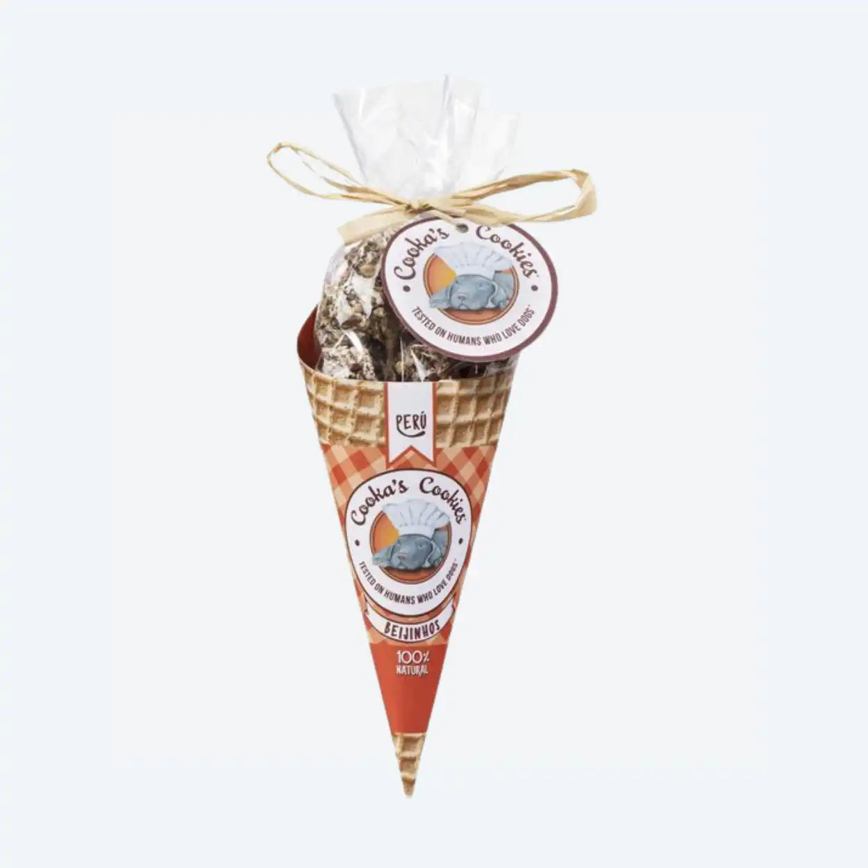 Натуральні ласощі для собак Cooka's Cookies Beijinhos Індичка з морквою та насінням 50 г