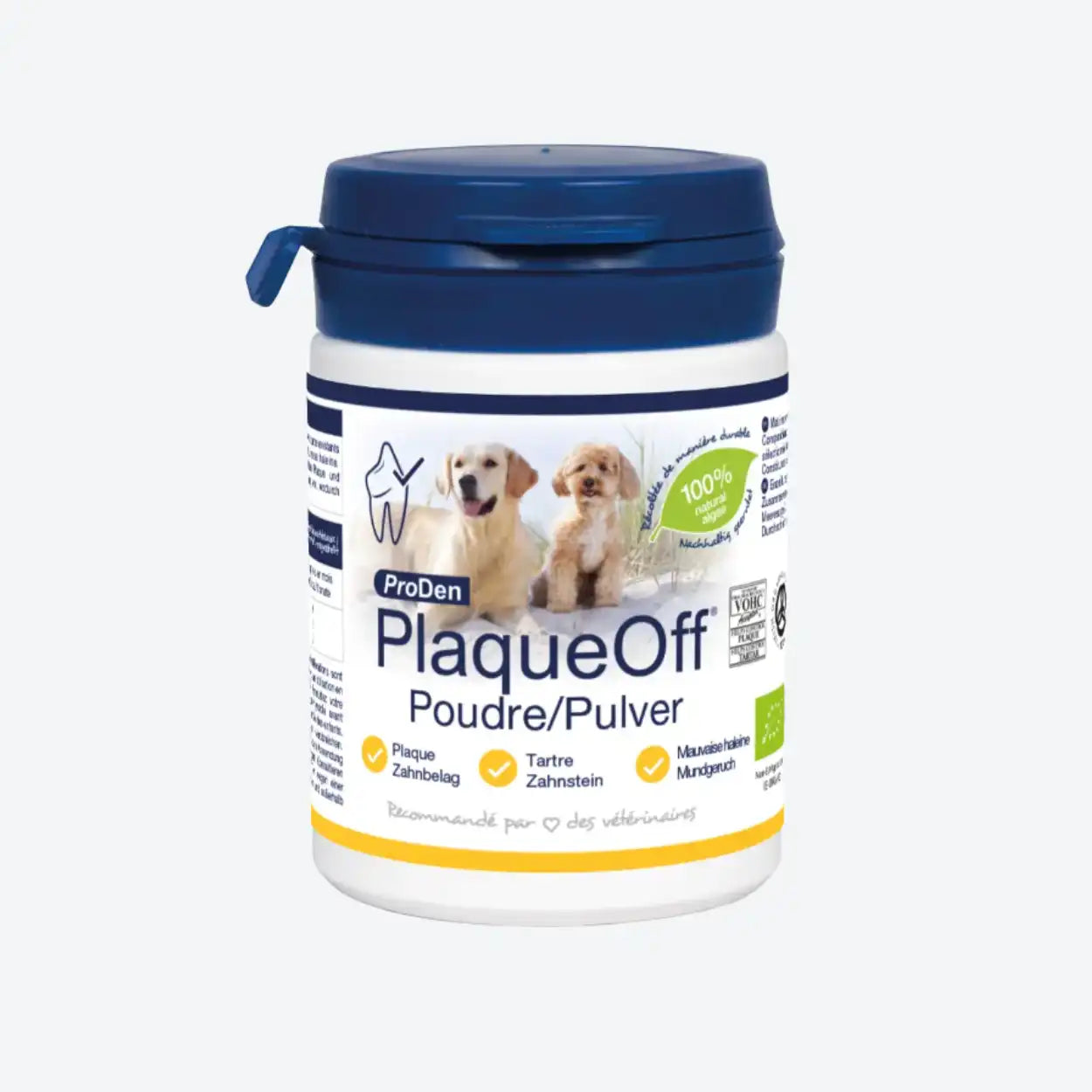 ProDen PlaqueOff Powder - натуральна кормова добавка для догляду за ротовою порожниною 40 г