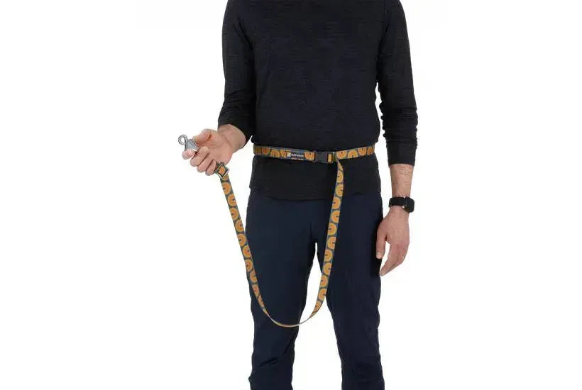 Регульований повідець для собак Ruffwear Crag EX™ оранжево-синій