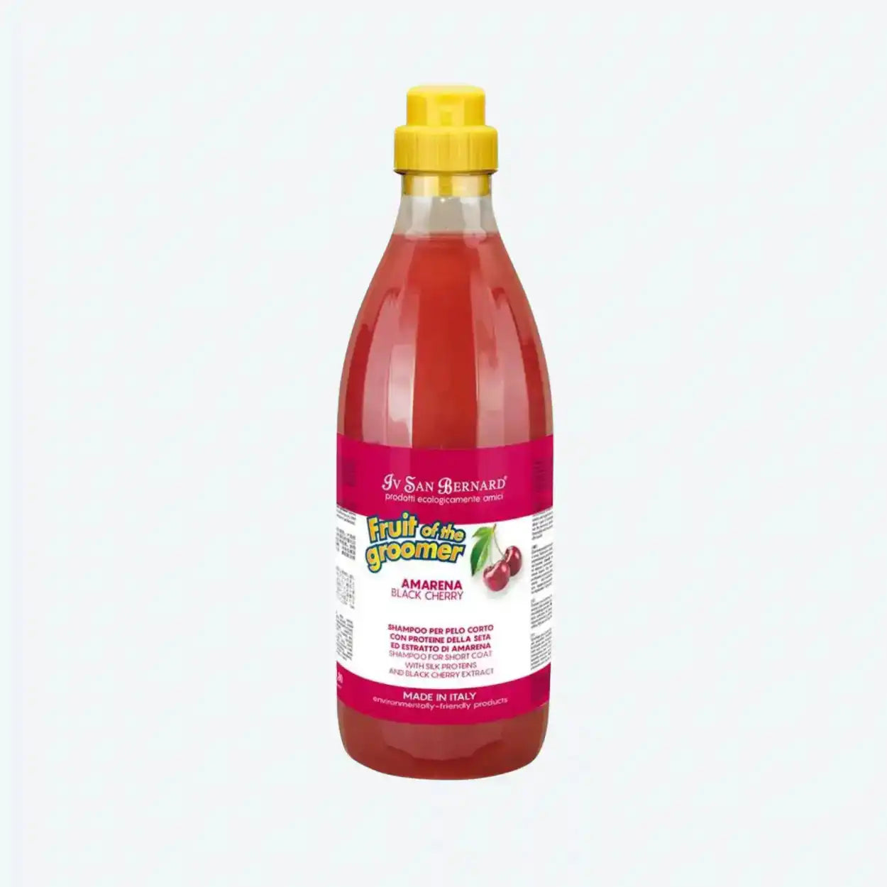 Шампунь Iv San Bernard Black Cherry для короткої шерсті, з протеїнами шовку та чорною вишнею