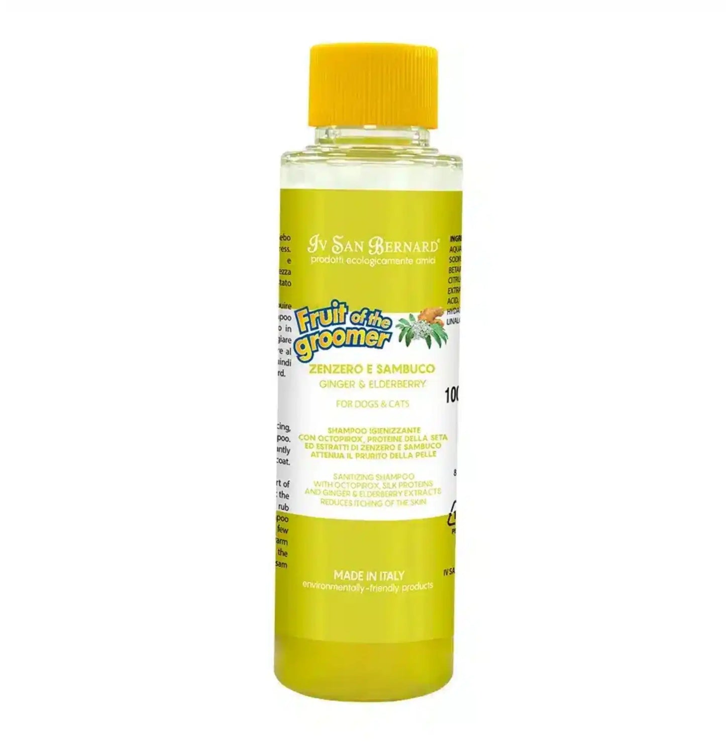 Шампунь Iv San Bernard Ginger and Elderberry дезінфікуюча, з бузиною та імбирем