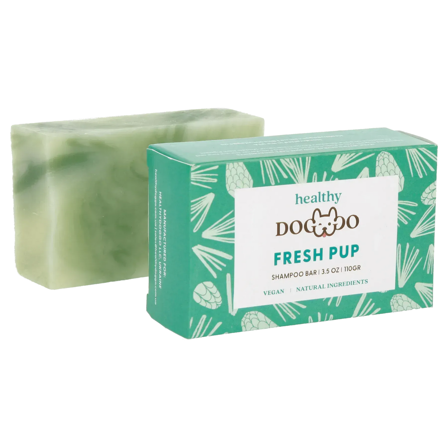 Шампунь-мило антибактеріальне для собак Fresh Pup HealthyDoggo