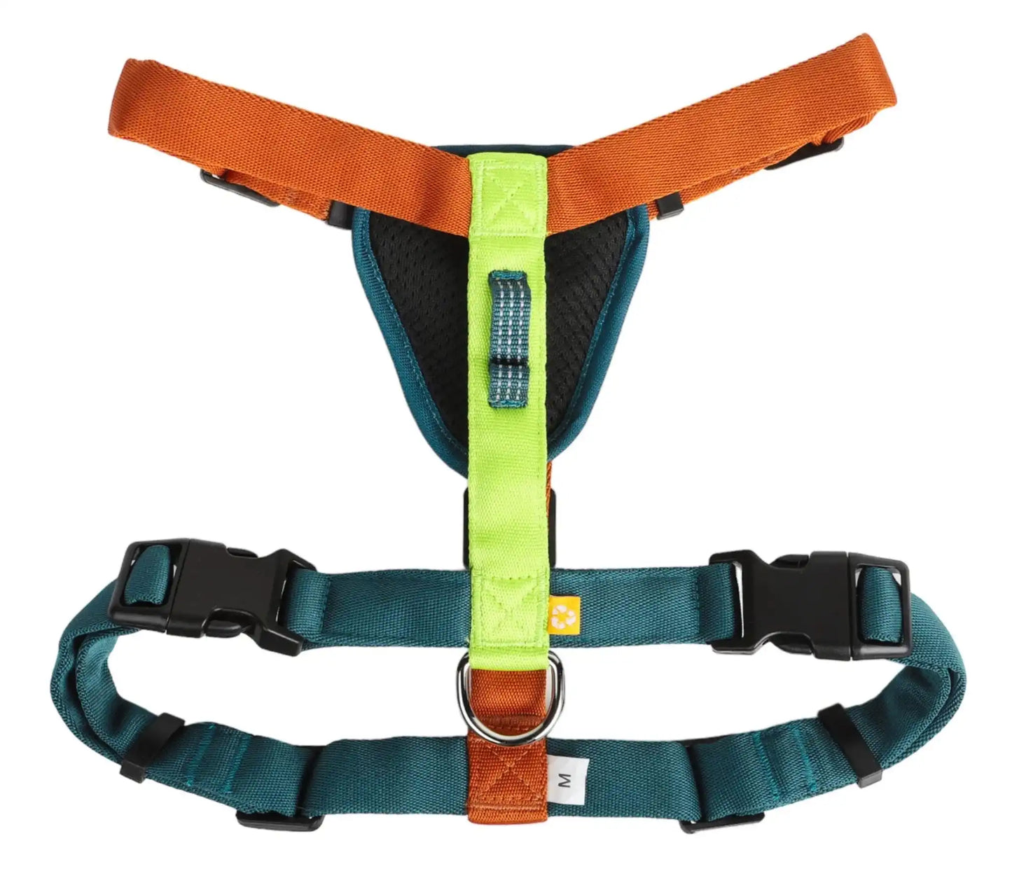 Шлея для собак Color Block Lime Mix Woolly Wolf