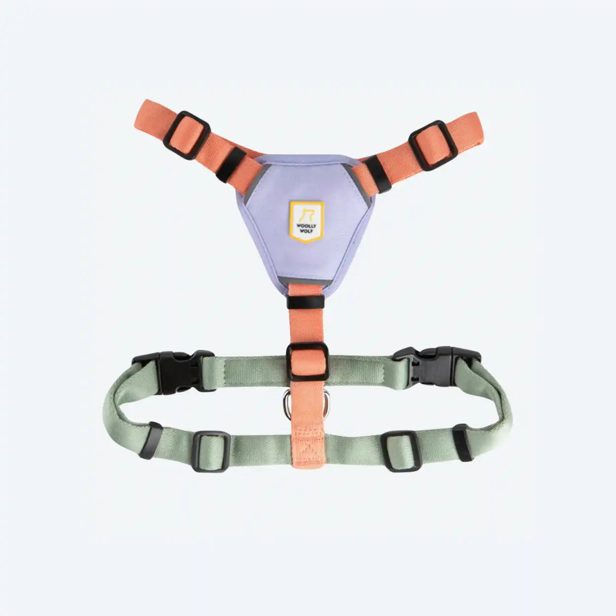 Шлея для собак Woolly Wolf Color Block Harness Salmon Pink Mix