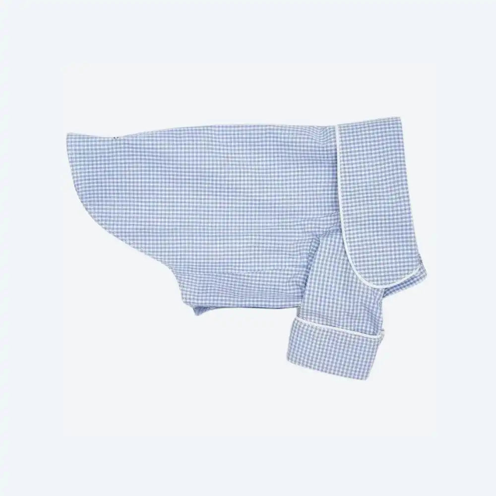 Сорочка з кантом для собак блакитна ChouChou