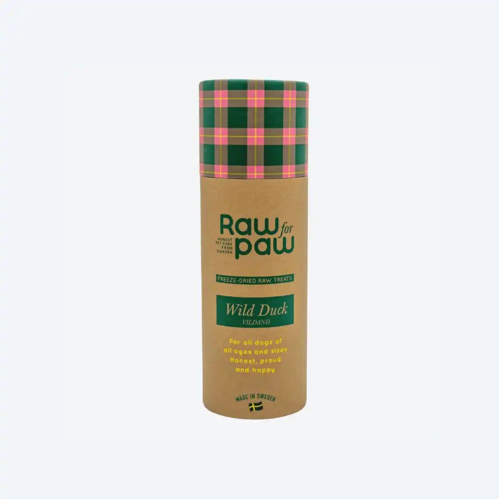 Сублімовані Ласощі для собак з Дикої Качки Raw for Paw, 45 грамів