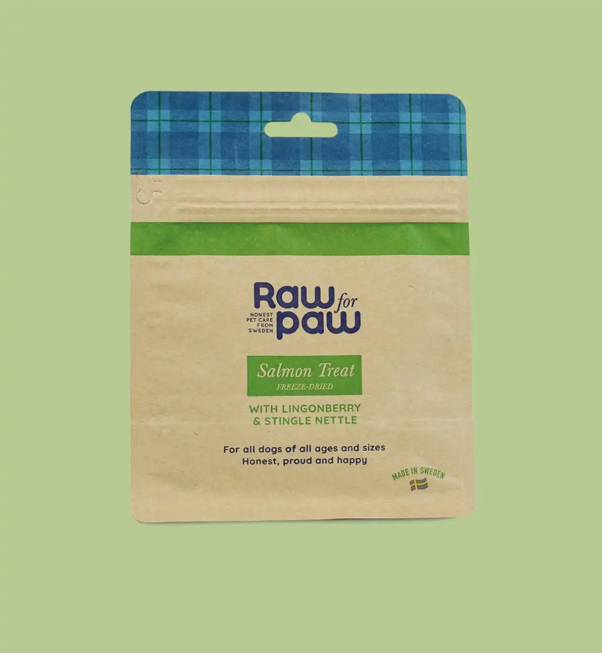 Сублімовані Ласощі для собак з Лосося, брусниці та кропиви Freeze-Dried Raw for Paw, 50 грамів
