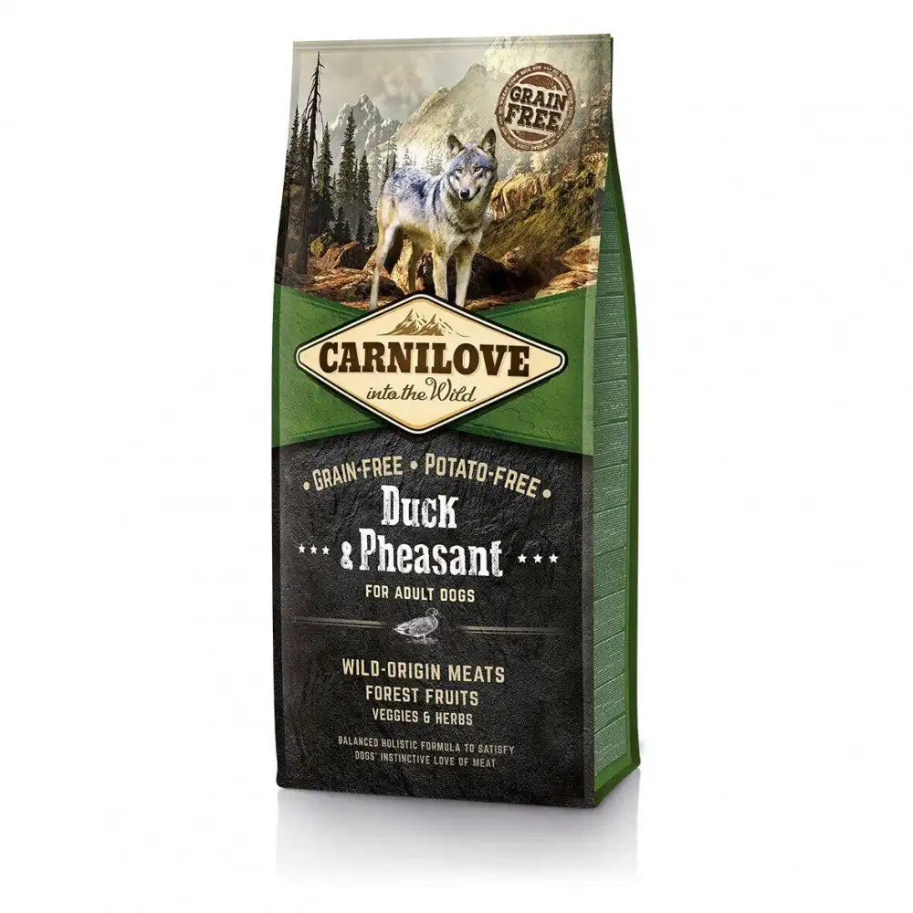 Сухий корм Carnilove Duck & Pheasant для дорослих собак всіх порід, качка та фазан