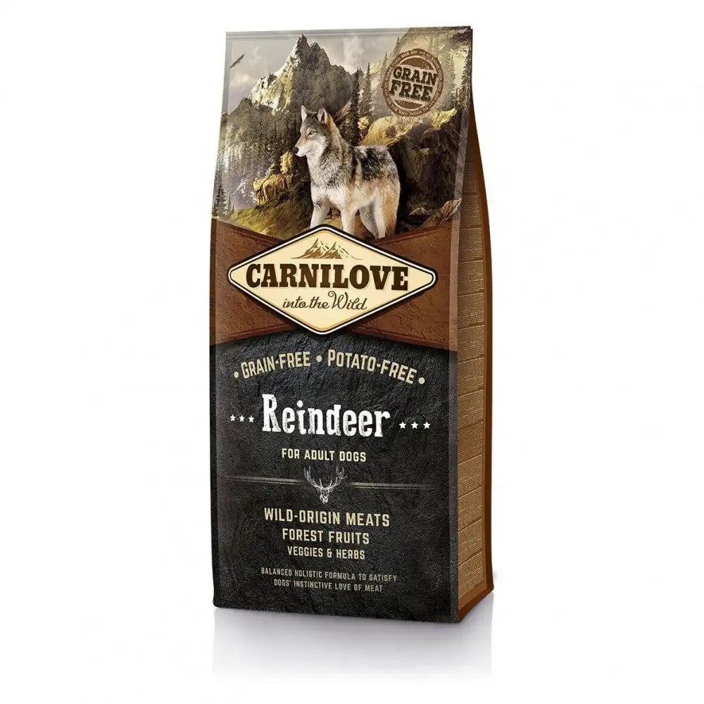 Сухий корм Carnilove Raindeer для дорослих собак всіх порід, оленина та кабан