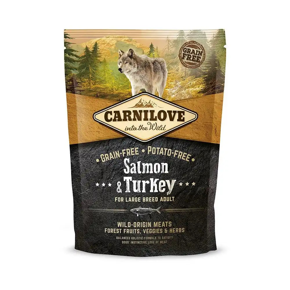 Сухий корм Carnilove Salmon & Turkey для дорослих собак великих порід, лосось та індичка