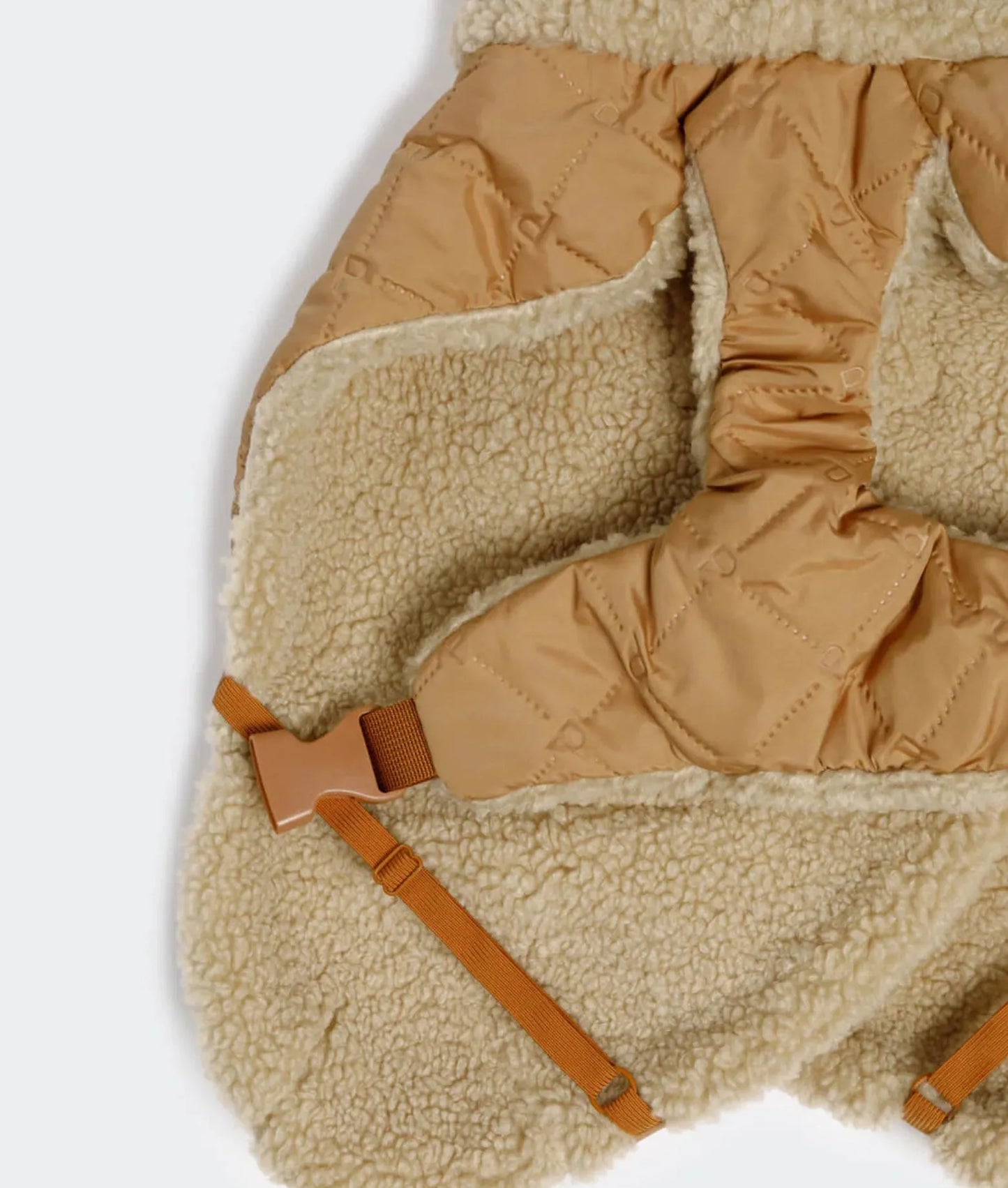 Тепла попона для собак Winter Sherpa Jacket Camel Paikka