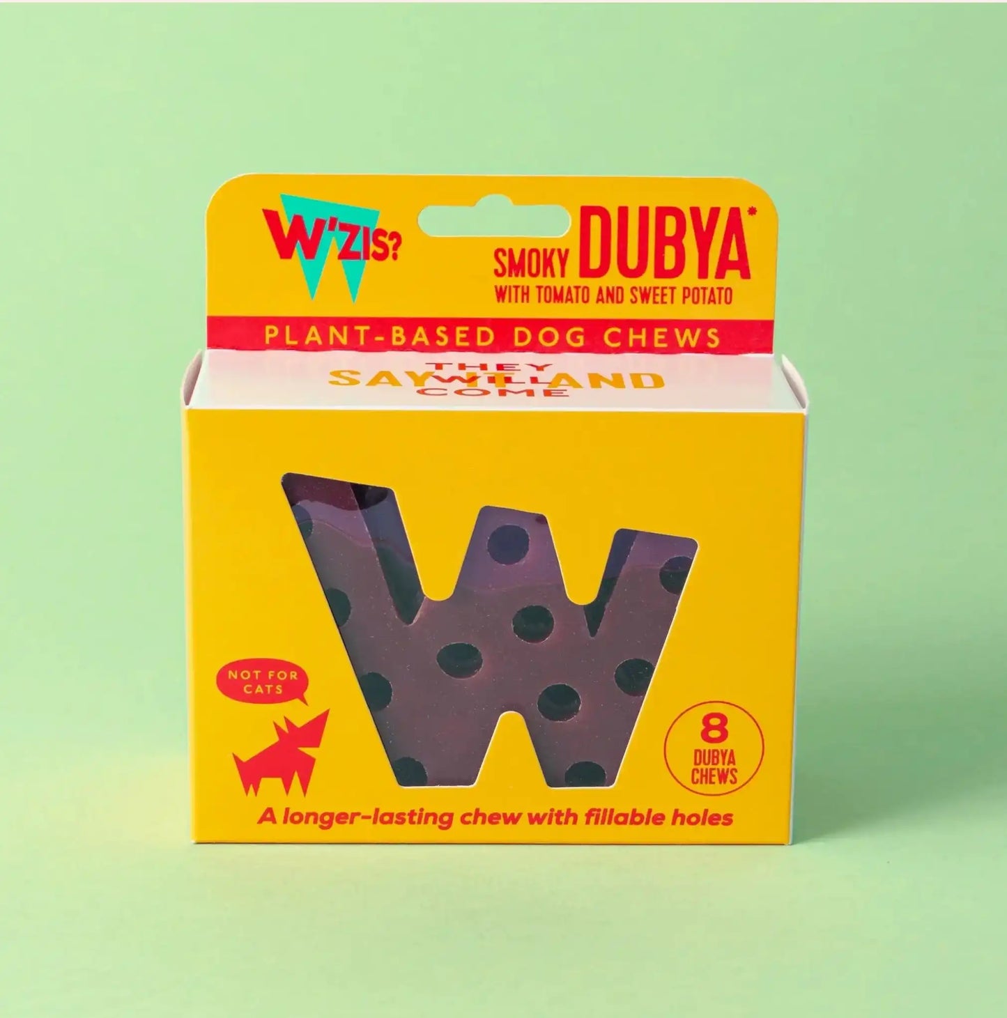 Веганські жуйки для собак з гарбузом та солодкою картоплею Smoky Dubya w`zis