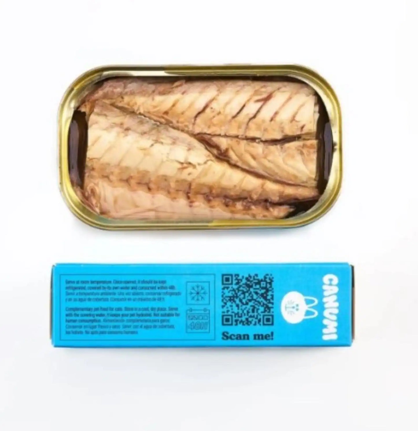 Вологий корм для котиків з натурального Філе Скумбрії Canumi - 120грам.