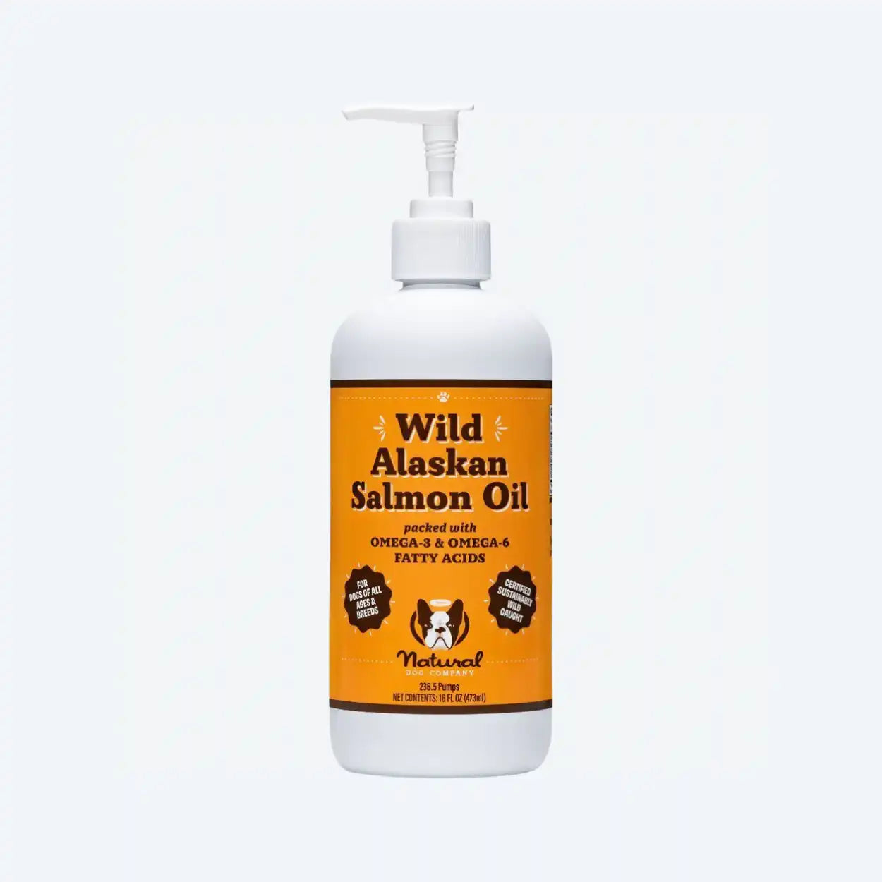 Лососева олія Wild Alaskan Salmon Oil Natural Dog Company, 480мл