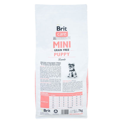 Сухий корм Brit Care GF Mini Puppy для цуценят мініатюрних порід, з ягням