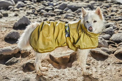 Рефлекторний дощовик для собак Hurtta Mudventure Reflective Coat Жовтий