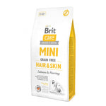 Сухий корм Brit Care GF Mini Hair & Skin для собак мініатюрних порід, для шкіри та шерсті, з лососем та оселедцем