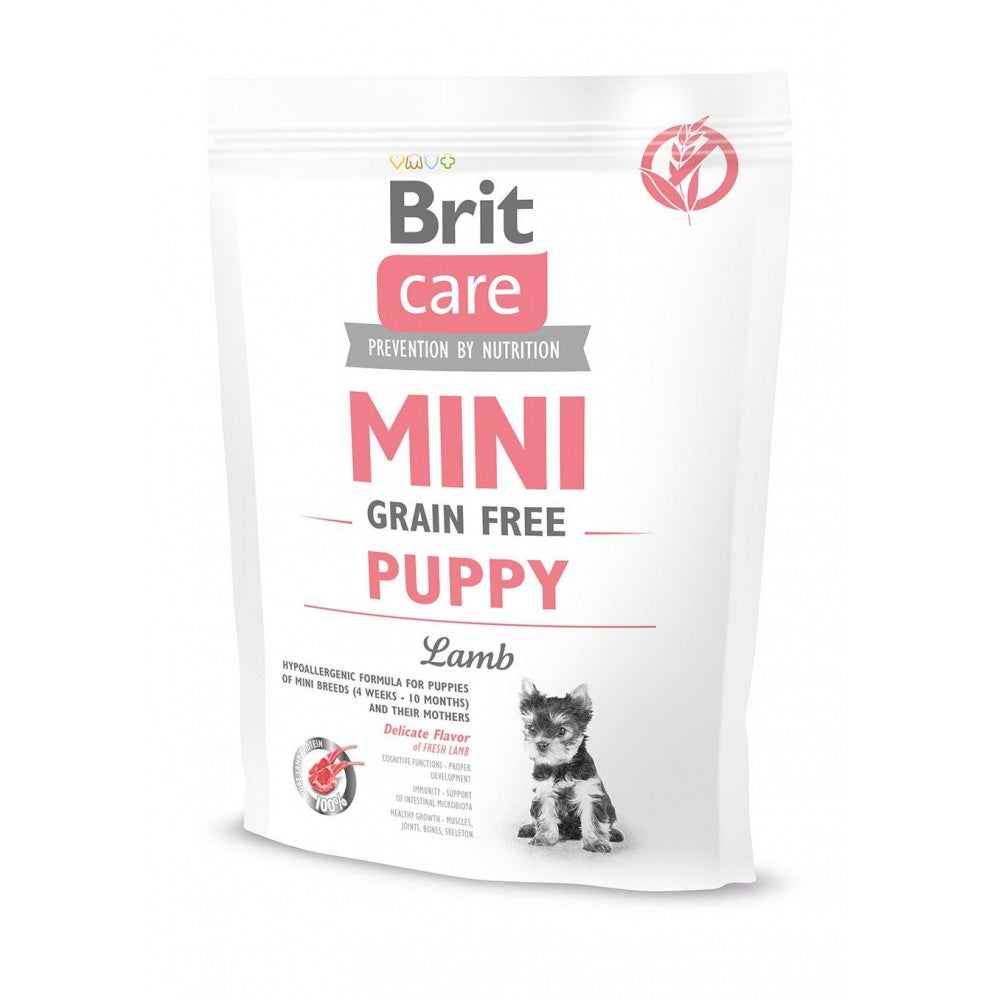 Сухий корм Brit Care GF Mini Puppy для цуценят мініатюрних порід, з ягням