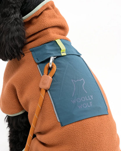 Флісова попона - пуловер для собак Woolly Wolf Alpha 360 Terracotta Mix