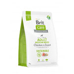 Сухий корм Brit Care Dog Sustainable Adult Medium Breed для собак середніх порід, з куркою та комахами
