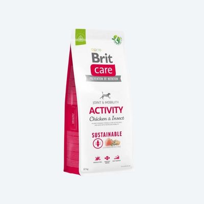 Сухий корм Brit Care Dog Sustainable Activity для собак з підвищеною активністю, з куркою та комахами