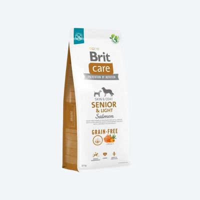 Сухий корм Brit Care Dog Grain-free Senior & Light для старіючих собак, беззерновий з лососем