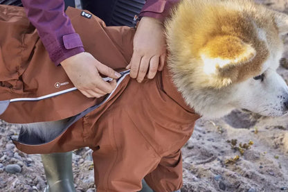 Дощовик комбінезон для собак Hurtta Mudventure Overall ECO Помаранчевий