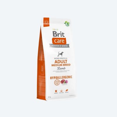 Сухий корм Brit Care Dog Hypoallergenic Adult Medium Breed для собак середніх порід, гіпоалергенний з ягням