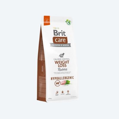 Сухий корм Brit Care Dog Hypoallergenic Weight Loss для собак із зайвою вагою, гіпоалергенний з кроликом