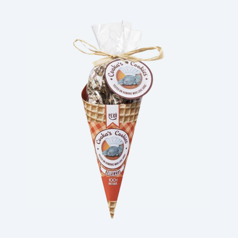 Натуральні ласощі для собак Cooka's Cookies Beijinhos Індичка з морквою та насінням 50 г