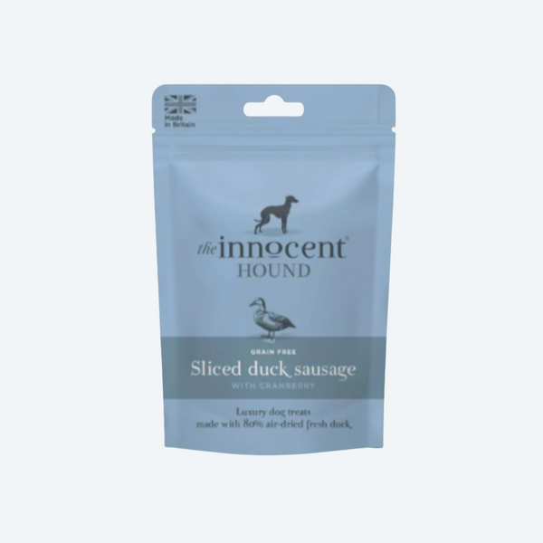 Ласощі для собак Ковбаски з Качки шматочками The Innocent Hound
