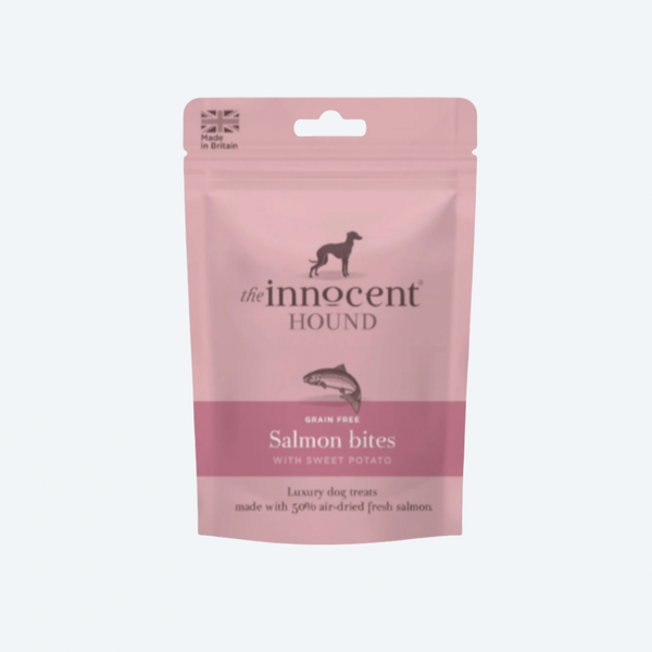 Ласощі для собак Міні Ковбаски з Лосося з Бататом The Innocent Hound