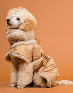 Тепла попона для собак Winter Sherpa Jacket Camel Paikka