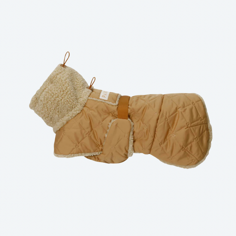 Тепла попона для собак Winter Sherpa Jacket Camel Paikka