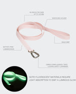 Повідець для собак Glow Leash Pink 180 см Paikka