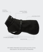 Попона для собак осінь/зима Softshell Black Paikka